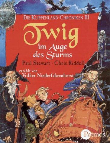 Chris Riddell, Paul Stewart: Twig im Auge des Sturms. 4 Cassetten. Teil 3 der Klippenland-Chroniken. (AudiobookFormat, Patmos)