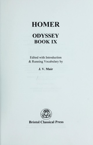 Όμηρος: Odyssey IX (Paperback, Duckworth Publishing, Bristol Classical Press)