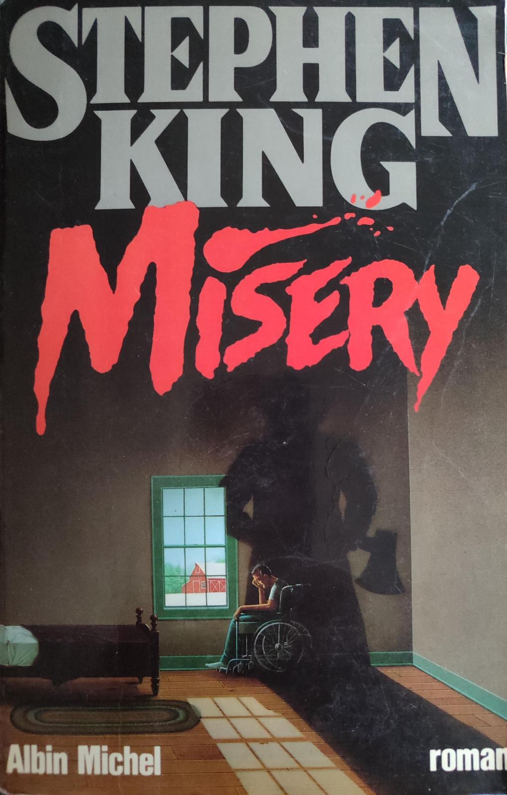 Stephen King: Misery (French language, 1989, Éditions Albin Michel)